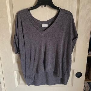 Grey Cropped Shirt